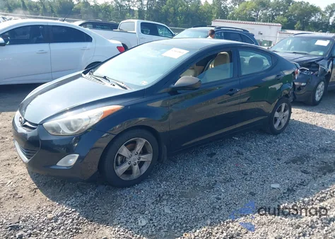 2013 Hyundai Elantra Gls from USA, damaged, VIN 5NPDH4AEXDH322567